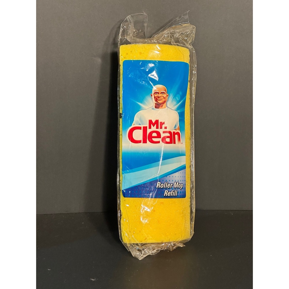 Mr. Clean Roller Mop Refill Yellow Absorbent Sponge Replacement Head 56873